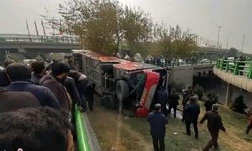جزئیات تصادف مرگبار اتوبوس در کردستان