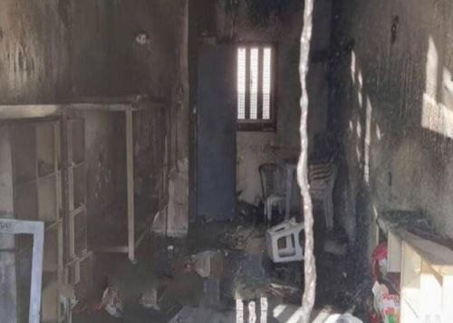 اسرای فلسطینی یک زندان اسرائیلی را آتش زدند