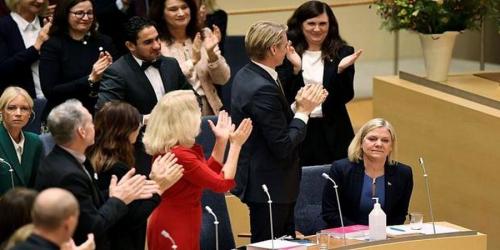 برای اولین بار یک زن نخست وزیر سوئد شد