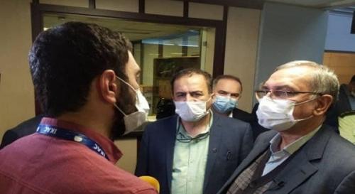  بازدید وزیر بهداشت از فرودگاه امام خمینی(ره)