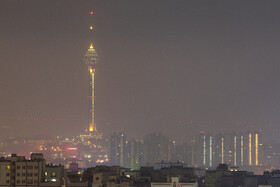 آلودگی شب‌های تهران