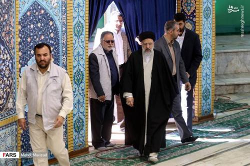  عکس/ حضور رئیسی در نماز جمعه تهران