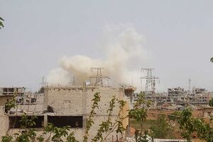  وقوع انفجار مهیب در پایگاه آمریکا در سوریه