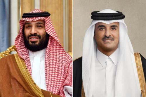  ولیعهد عربستان وارد قطر شد