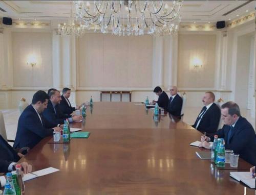  رایزنی وزیر امور خارجه ایران با رییس جمهور آذربایجان در باکو