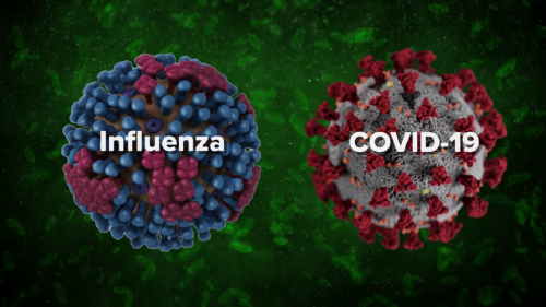 اطلاعاتی از ابتلای همزمان کرونا و آنفلوانزا 