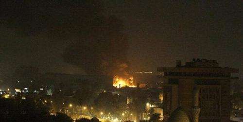  شنیده شدن صدای ۳ انفجار در منطقه سبز بغداد
