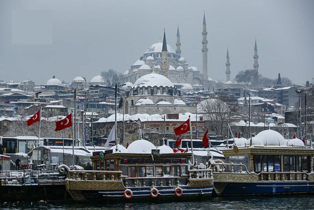 برف سنگین در یونان و ترکیه 