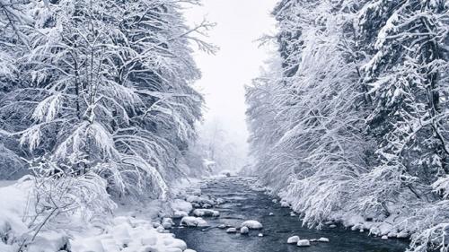 طبیعت زمستان در هراران کرمان 