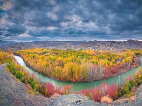 عکس/ طبیعت دیدنی بزرگترین رودخانه فلات ایران