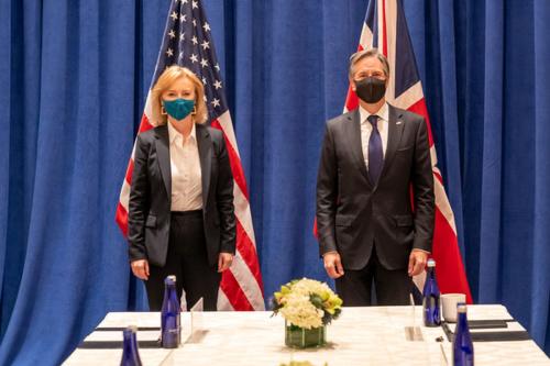 رایزنی وزرای خارجه آمریکا و انگلیس درباره مذاکرات وین 