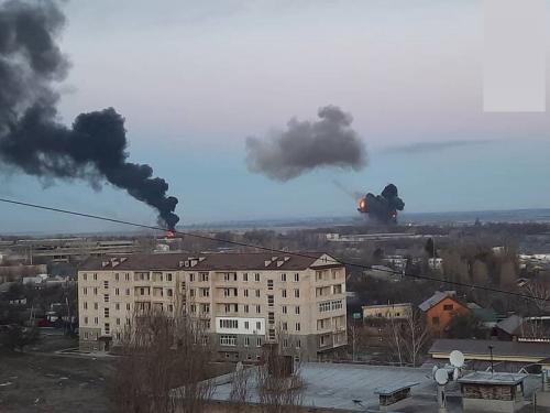 عکس/ اوکراین پس از حملات روسیه