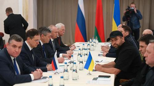 پایان دور نخست مذاکرات روسیه و اوکراین 