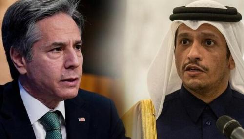  تماس تلفنی وزیرخارجه قطر با بلینکن پس از گفت‌وگو با امیرعبداللهیان