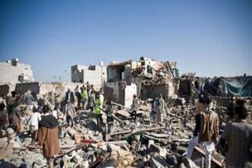 حملات گسترده جنگنده‌های متجاوز سعودی به «صنعاء» یمن