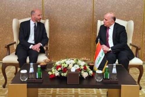  وزیر امور خارجه عراق با رابرت مالی دیدار کرد