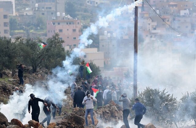  زخمی شدن ۷۳ فلسطینی در شمال نابلس