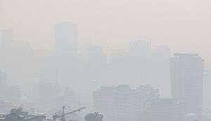  هوای تهران آلوده است