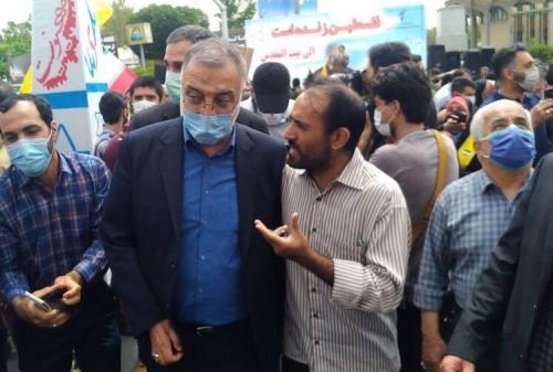 حضور شهردار تهران در مراسم روز قدس