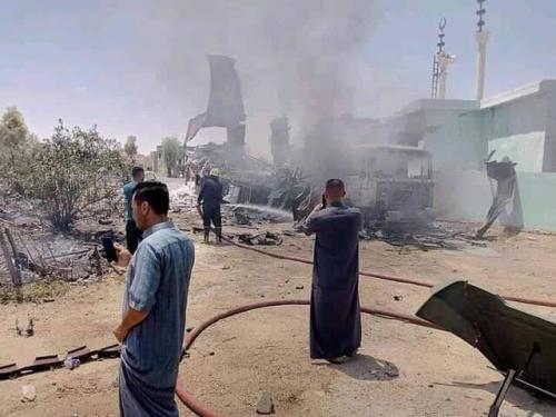  حمله راکتی به پایگاه عین الاسد در استان الانبار عراق