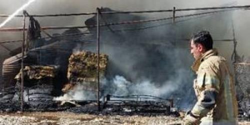  آتش سوزی وسیع در کارخانه تولیدی پردیس