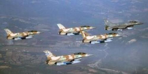 پرواز جنگنده‌های اسرائیل بر فراز غزه