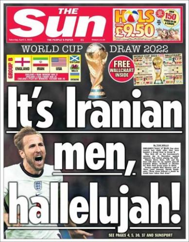  ماجرای جالب تیتر جنجالی انگلیسی‌ها علیه تیم ملی ایران!