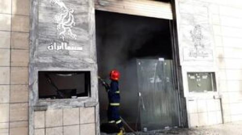  سینما «ایران» کاشمر در آتش سوخت 