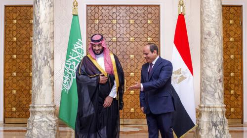  بیانیه مشترک مصر و عربستان پس از پایان سفر بن‌سلمان به قاهره