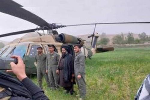  ۳ کشته بر اثر سقوط یک بالگرد در جوزجان افغانستان