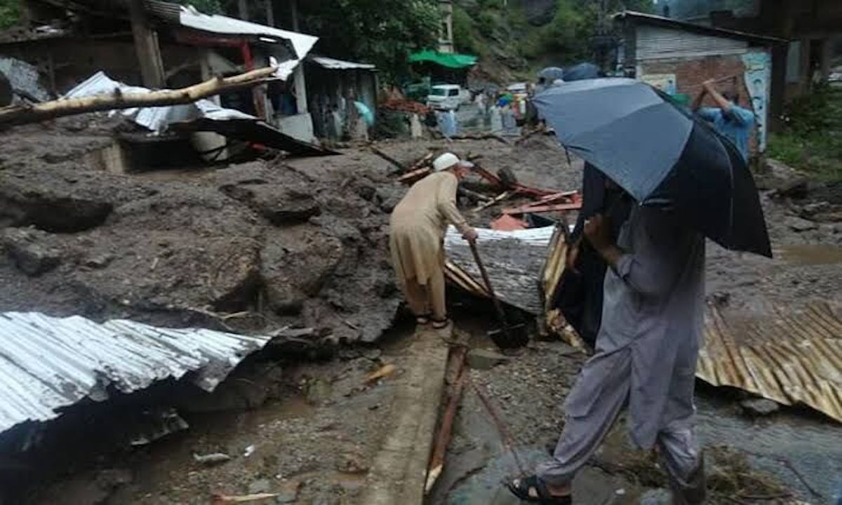شمار قربانیان بارندگی‌های اخیر پاکستان