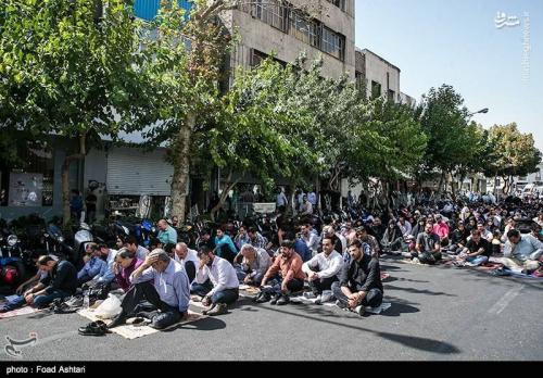  ویدئو / مراسم دعای عرفه در خیابان سعدی تهران