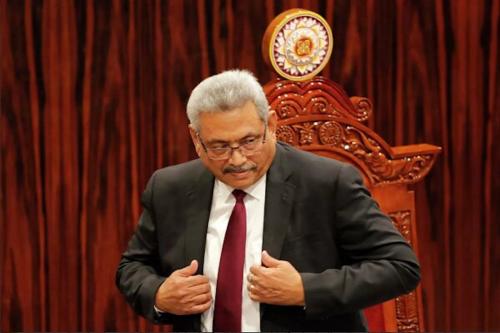 پناهندگی رئیس‌جمهور سریلانکا به سنگاپور 