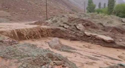 جاری شدن مجدد سیلاب در مناطق سیل زده زرین دشت فیروزکوه