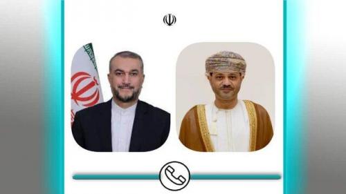 بررسی آخرین روند مذاکرات وین در گفت‌وگوی تلفنی وزرای خارجه ایران و عمان