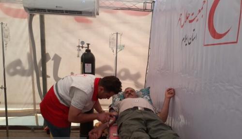 راه اندازی بیمارستانی ۶۴ تخت خوابی هلال احمر در مرز مهران