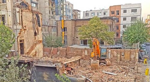  یکی از تاریخی‌ترین عمارت‌های تهران تخریب شد