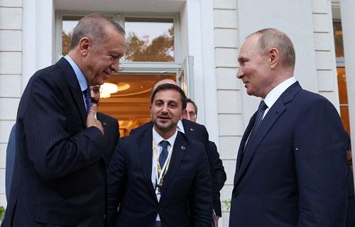 نحوه احترام اردوغان به پوتین