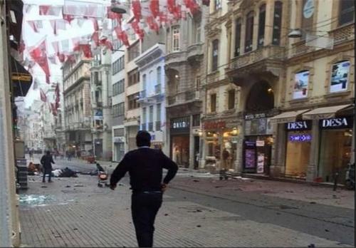  عکس/ شناسایی عامل انتحاری میدان تقسیم ترکیه 