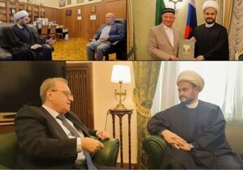  دبیرکل نُجَباء با نمایندگان ویژه پوتین دیدار کرد/ ابتکار الکعبی برای گشودن فصلی نو در روابط عراق ـ روسیه