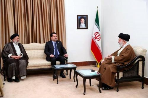  عکس/ دیدار نخست وزیر عراق با رهبر انقلاب