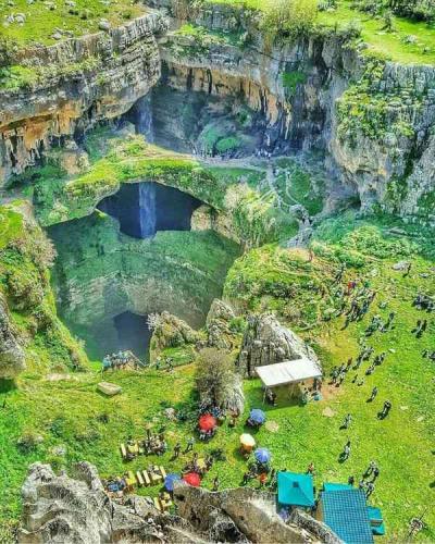 عکس/ آبشاری زیبا در لبنان