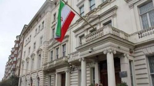 تهدید مراجعان به سفارت ایران در لندن