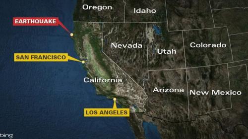 قطع برق هزاران خانوار آمریکایی در زلزله کالیفرنیا