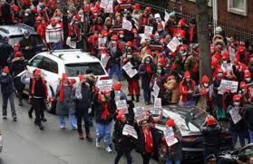 اعتصاب بیش از ۷ هزار پرستار در نیویورک آمریکا