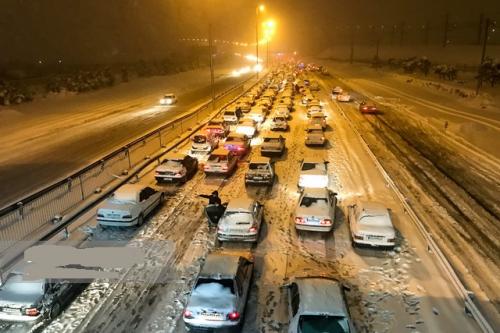  ترافیک سنگین در آزادراه تهران-کرج-قزوین و تهران-شهریار