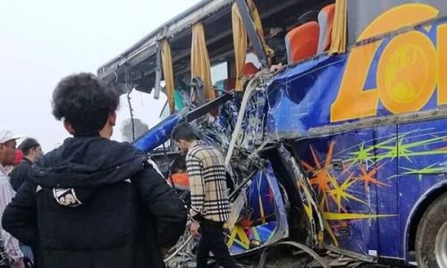  تصادف اتوبوس هواداران تیم ملی عراق ۲۸ کشته و زخمی برجای گذاشت