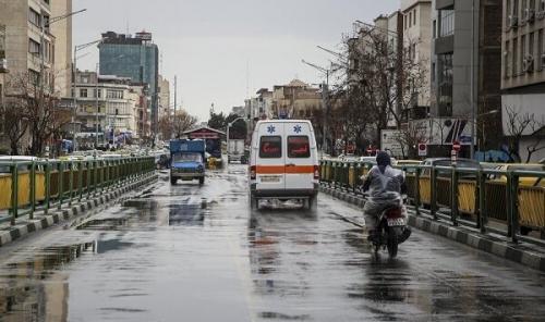 هوای بارانی تهران همچنان ناسالم برای گروه‌های حساس 