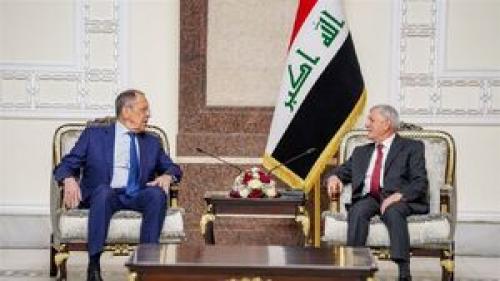 دیدار لاوروف با رئیس جمهوری عراق