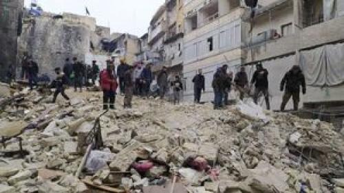 افزایش شمار جان‌باختگان زلزله سوریه به ۱۷۸۲ نفر